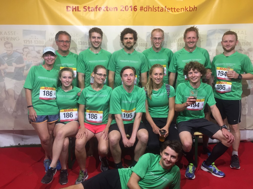 The group at the DHL relay run, 2016.